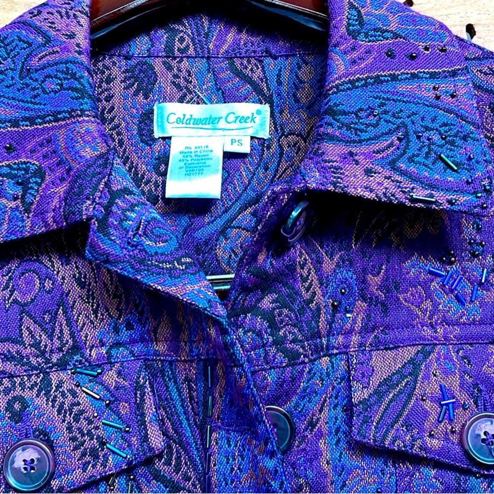 Coldwater Creek Women's Purple Jacket